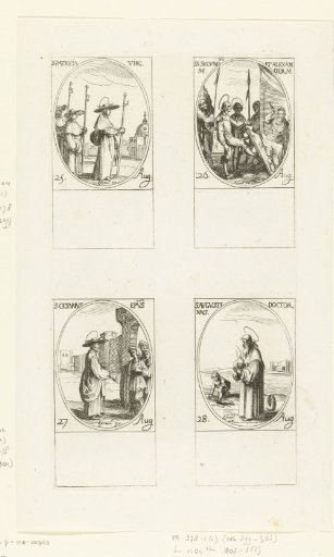 Saint Patricia of Naples, Saint Secundus and Saint Alexander of Bergamo, Saint Caesarius of Arles, Saint Augustine of Hippo (25-28 August)