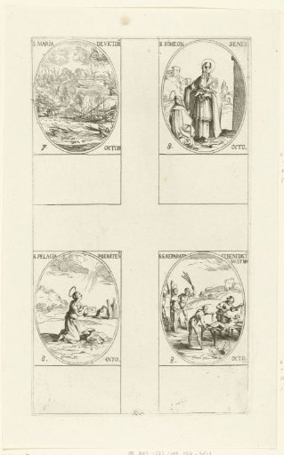 Battle of Lepanto (Victory of Mary), Saint Simeon the Elder of Jerusalem, Saint Pelagia of Antioch, Saint Reparata of Caesarea and Saint Benedicta of Laon (7-8 October)