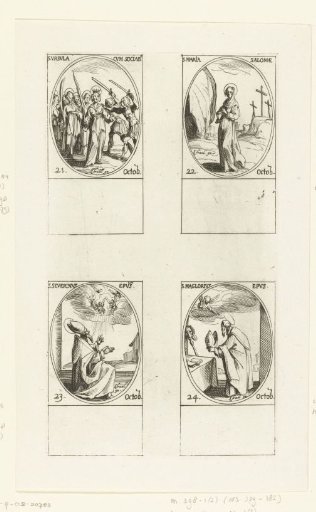 Saint Ursula of Cologne and companions, Saint Mary Salome, Saint Severinus of Cologne, Saint Maglorius of Dol (21-24 October)