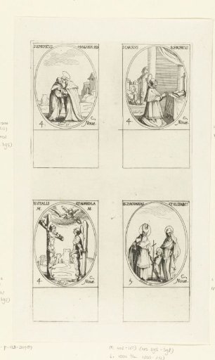 Saint Emeric of Hungary, Saint Charles Borromeo, Saint Vitalis and Saint Agricola of Bologna, Saint Zacharias and Saint Elizabeth with Saint John the Baptist (4-5 November)