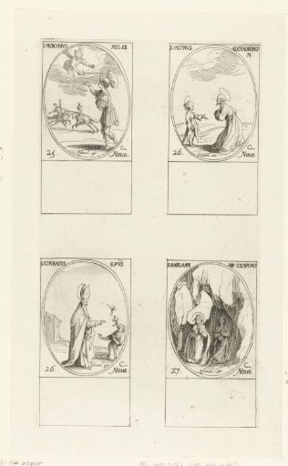 Saint Mercurius of Cappadocia, Saint Peter of Alexandria, Saint Conrad of Constance, Saint Barlaam and Saint Josaphat of India (25-27 November)