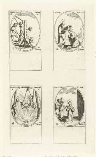 Saint Maxentius and Saint Leander of Trier, Saint Sergius Paulus (Paul of Narbonne), Saint Eustratius and Saint Orestes of Sebaste, Saint Lucy of Syracuse (12-13 December)