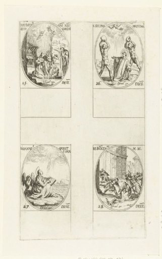 Nativity of Christ, Saint Stephen, Saint John the Evangelist, Massacre of the Innocents at Bethlehem (Holy Innocents) (25-28 December)