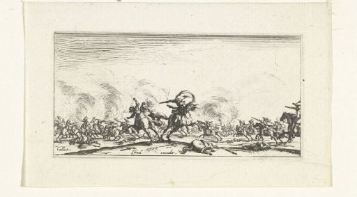 Cavalry fight with pistols