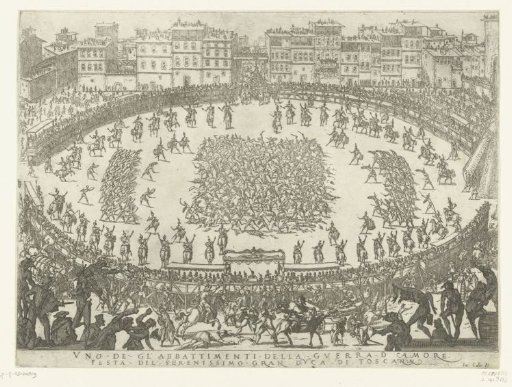Carnival in Florence: infantry fight