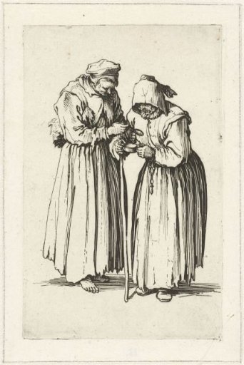Two beggar women