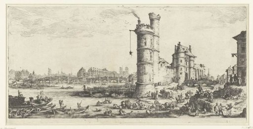 View of the Seine with the Pont Neuf in Paris
