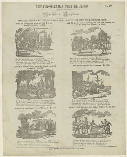 Representations from the reign of the counts of the House of Holland