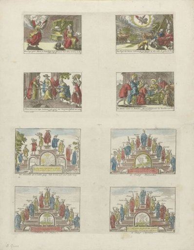 Allegory on the elevation of William IV, Prince of Orange-Nassau, to hereditary stadtholder, 1747