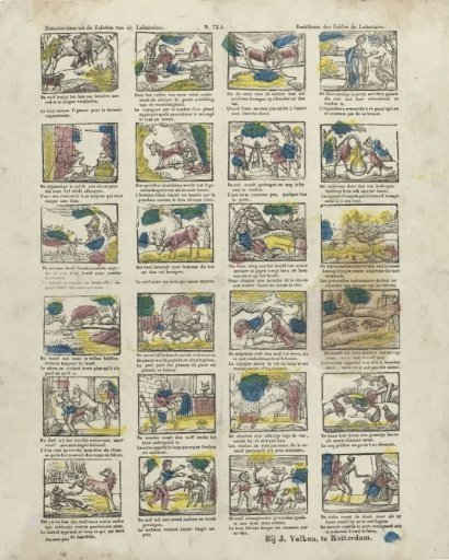 Emblems from the fables of La Fontaine / Emblémes des fables de Lafontaine