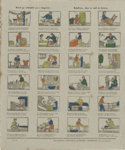 Can you desire a finer print: / Children, here is much to learn