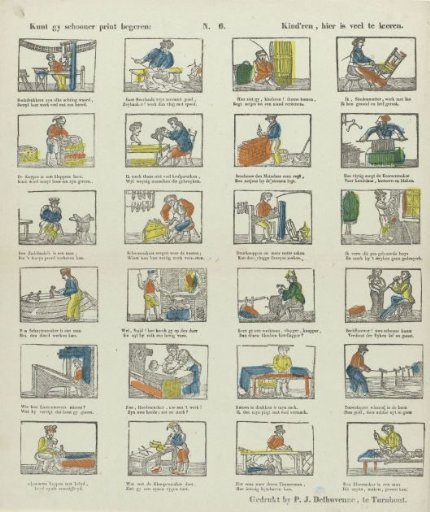 Can you desire a finer print: / Children, here is much to learn
