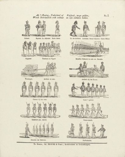 If it be for king, country or freedom, / The Dutch people become soldiers and their soldiers heroes