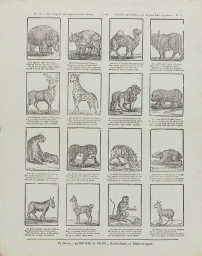 Behold, dear youth! a number of strange animals, - Now you may again let your love of learning triumph