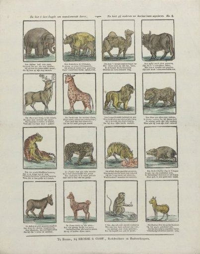 Behold, dear youth! a number of strange animals, - Now you may again let your love of learning triumph