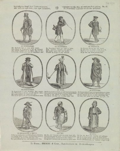 Amuse yourself, O youth, by viewing these nations; each has its own glory, its own nature; the character of the Briton will never resemble that of the Turk; the Dutchman differs greatly from the Spaniard