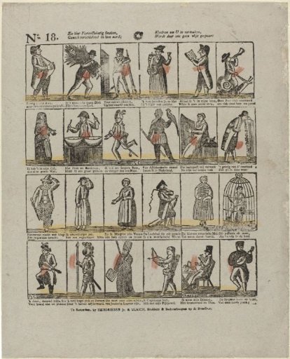 Here you see twenty-four tricks / Entirely different in their nature; / Children to amuse you, / No effort is spared by us