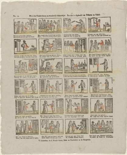 This is the wedding case and wonderful spectacle / That is depicted here of Urbanus and Isabel