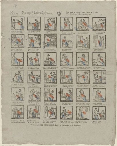 Another thirty-six new prints: they are boys, girls, women, men, of fashion and taste, for the first time in the light, arranged for the service of the learning trade