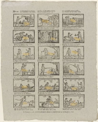 Here you have eighteen pretty prints, / See, dear children, these fellows (...)