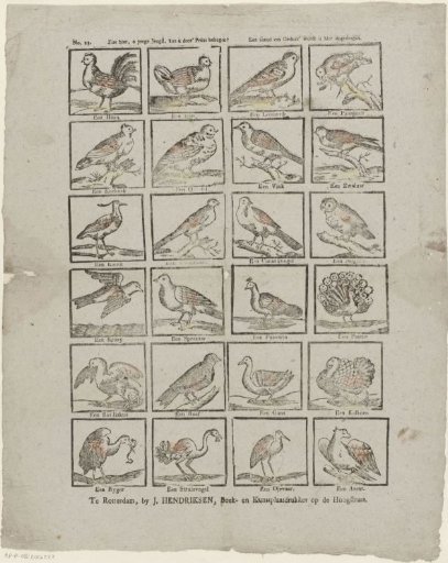 See here, O youth, can this print please you? / A number of animals are presented to you