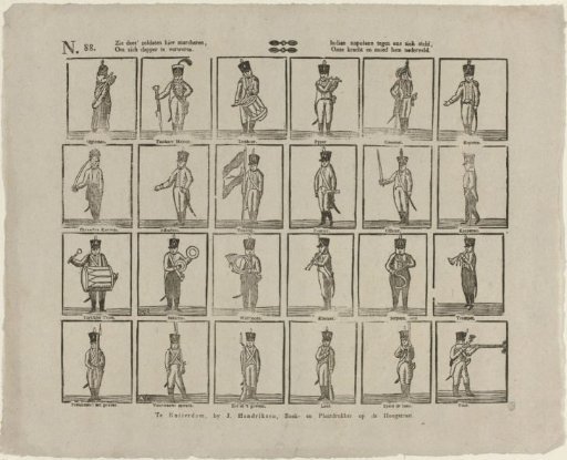 See these soldiers marching here, / To defend themselves bravely. / If Napoleon stands against us, / Our strength and courage will bring him down