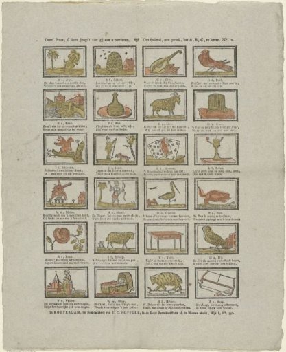 This print, O dear youth! you see offered to you, / To learn the A, B, C playfully and with ease