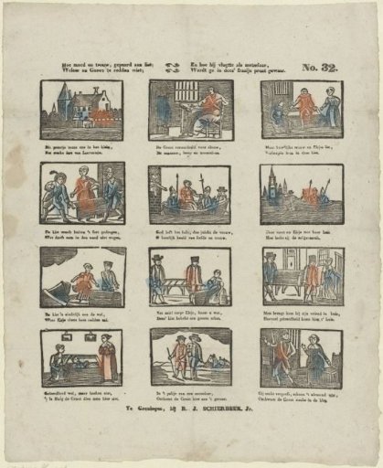 How Courage and Loyalty, Coupled with Cunning / Once Knew How to Save De Groot; / And How He Fled as a Mason / You Will See in This Beautiful Print
