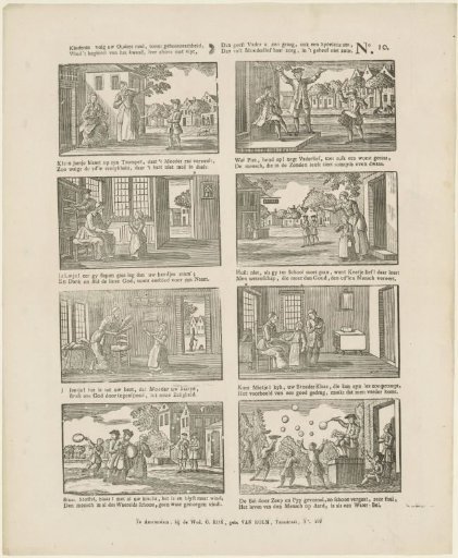 Children, Follow Your Parents' Advice, Show Obedience, / Flee the Beginning of Evil, Always Learn Diligently, / Then Father Will Gladly Give You a Play Hour, / Then Mother's Care Will Not Be Sour at All