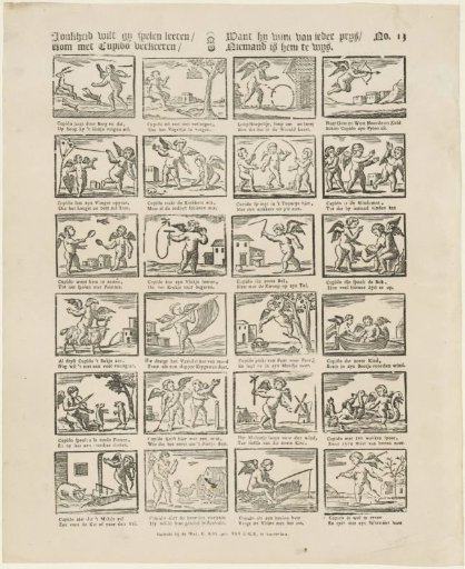 Youth, do you wish to learn to play? / Come to associate with Cupid, / For he wins the prize from everyone, / No one is wiser than he