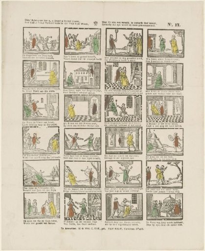 This Bible print can show you, O youth! while playing, / How God in the Old Covenant already dwells among His people, / But those who despise His word prepare the heaviest punishment, / So revere His word and show obedience