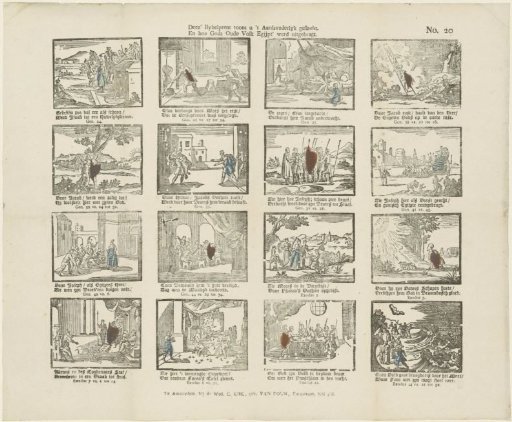 This Bible print shows you the earthly patriarchal lineage, / And how God's ancient people were brought out of Egypt
