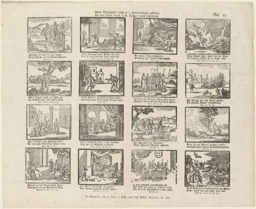 This Bible print shows you the earthly patriarchal lineage, / And how God's ancient people were brought out of Egypt