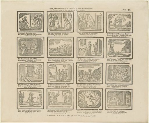 This Print Shows God's Son, in Bonds and Glory, / May Your Heart Be Devoted to His Service Early and Late