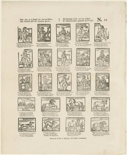 Here You See, O Youth, the Peasant Life, / Also the Beasts That Provide Us Benefit, / Both Serve Us for Joy, / In Industry, Paired with Virtue