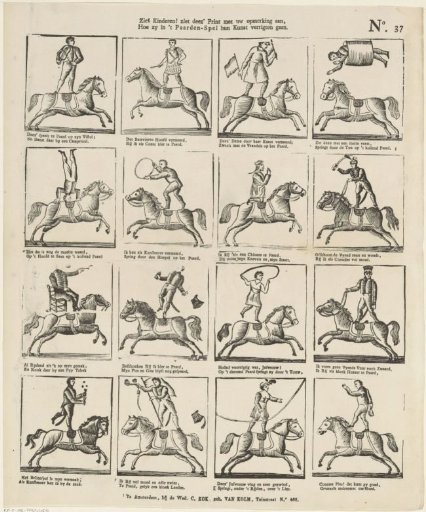 See, Children! See This Print With Your Observations, / How They Perform Their Art in the Horse Game