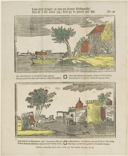 Come, dear youth! see here a summer field view / As I tell you more about it / You will know the place very easily