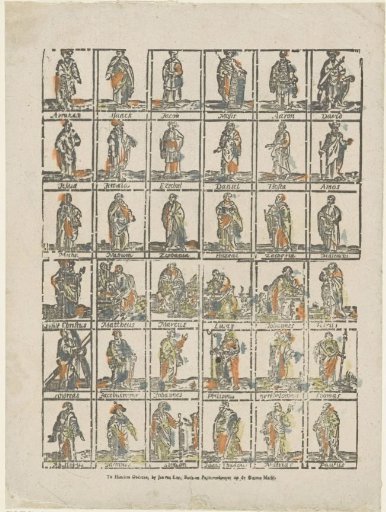 Representations of apostles and prophets