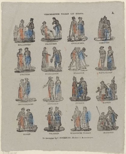 Various peoples of Europe