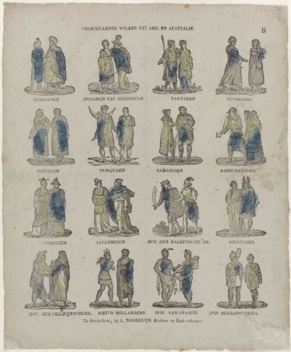 Various peoples of Asia and Australia