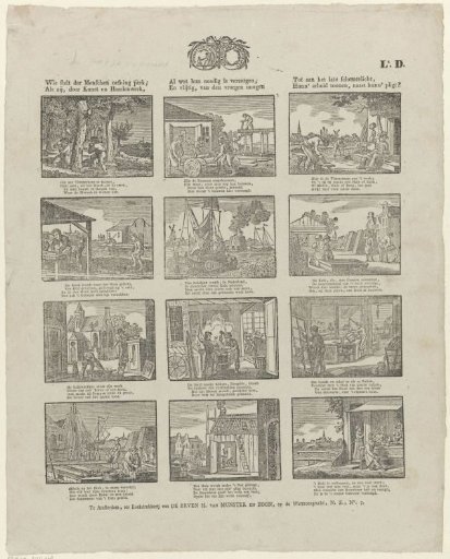 Who sets the limit of human exercise; / As they, through art and manual labor (...)