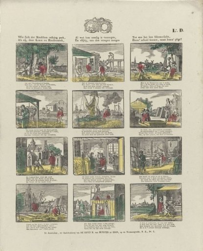 Who sets the limit of human exercise; / As they, through art and manual labor (...)
