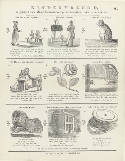 Children's Joy / or pictures for small draftsmen and print lovers; by R. G. Rijkens