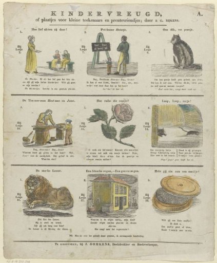Children's Joy / or pictures for small draftsmen and print lovers; by R. G. Rijkens