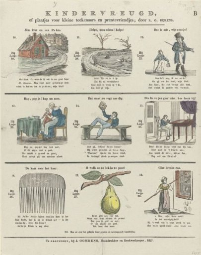 Children's Joy / or pictures for small draftsmen and print lovers; by R. G. Rijkens