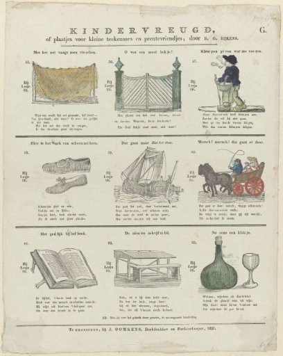 Child's Joy / or pictures for little draftsmen and print lovers; by R. G. Rijkens