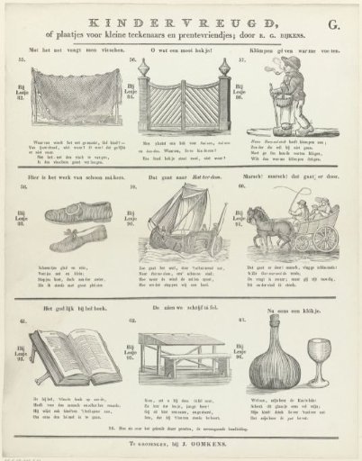 Child's Joy / or pictures for little draftsmen and print lovers; by R. G. Rijkens