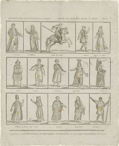 Costumes of Various Peoples / Costumes des differents peuples du monde