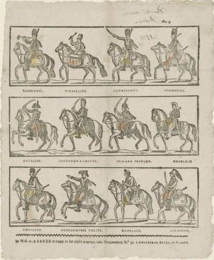 Soldiers on horseback