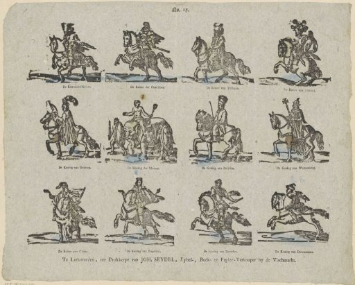 Emperors and kings on horseback